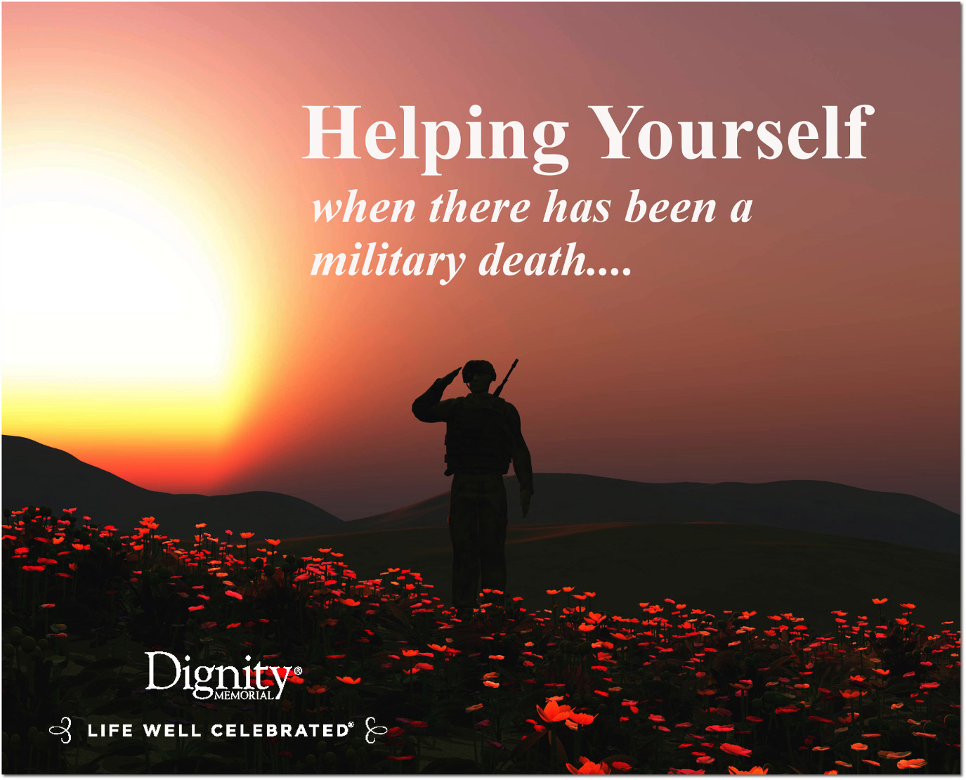 Helping yourself when there has been a military death