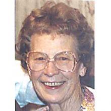CORA E. HASLUND Obituary pic