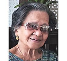 PAZ DE LA CRUZ SAROMO (NANAY) Obituary pic