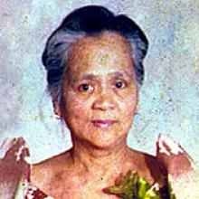 PURIFICACION VILLANUEVA Obituary pic