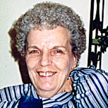 MARION PEARL (BUN) THOMPSON Obituary pic