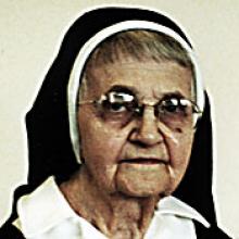 SR. CHRISTINA (ANNA) WENGER, O.S.B. Obituary pic