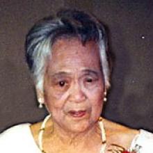 PURIFICACION VILLANUEVA Obituary pic