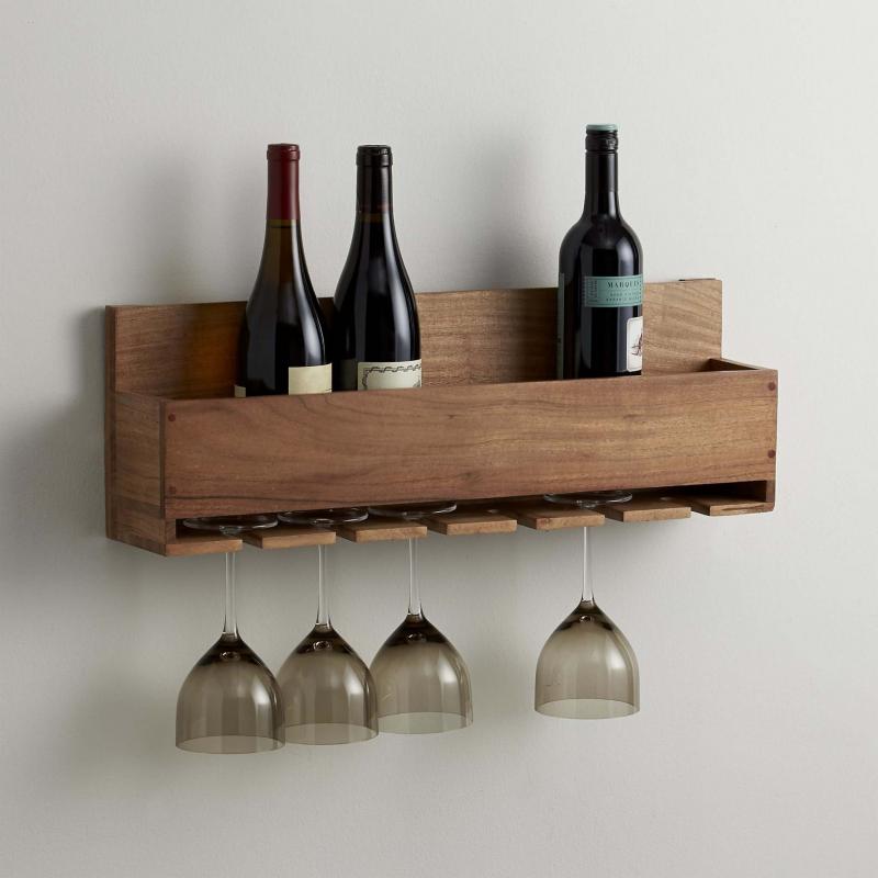<p>Supplied</p><p>Crate &amp; Barrel's Wine-Stem Rack</p>