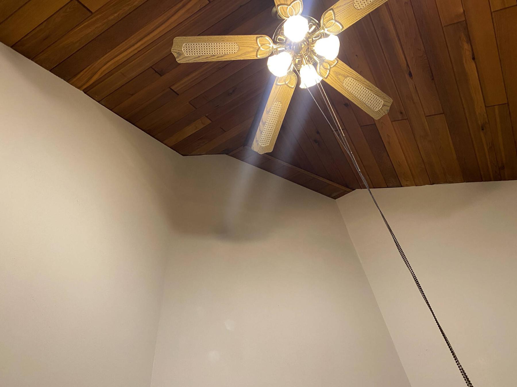  <p>MARC LABOSSIERE / FREE PRESS</p>
                                <p>Once the mud was sanded and prepped, the newly introduced upper portion was given two coats of paint on both sides of the wall.</p> 