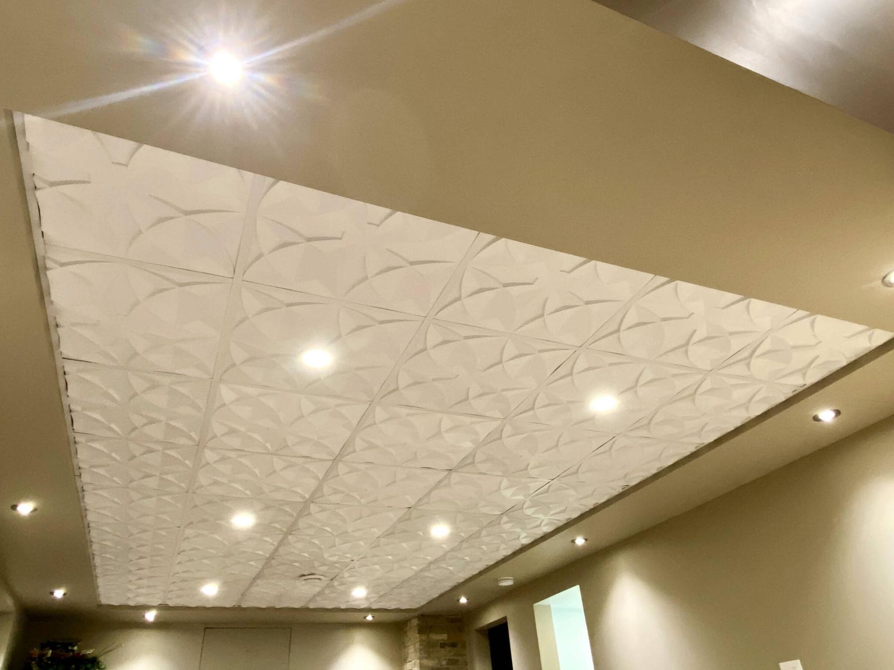  <p>MARC LABOSSIERE / FREE PRESS</p>
                                <p>These PVC profile tiles were difficult to cut, as certain cut locations required a custom tab to prevent the tile from falling through the grid.</p> 