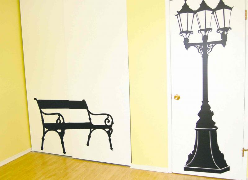 Wall appliques like these are usually non-permanent, which makes them great for renters or students in dorms.