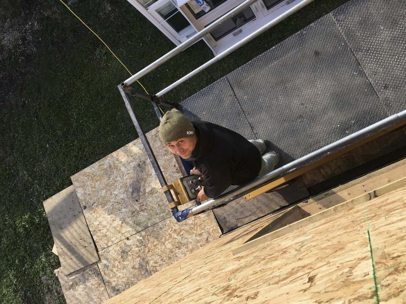 <p>carole Parisien</p><p>Marc shows his delight with the lift system.</p>