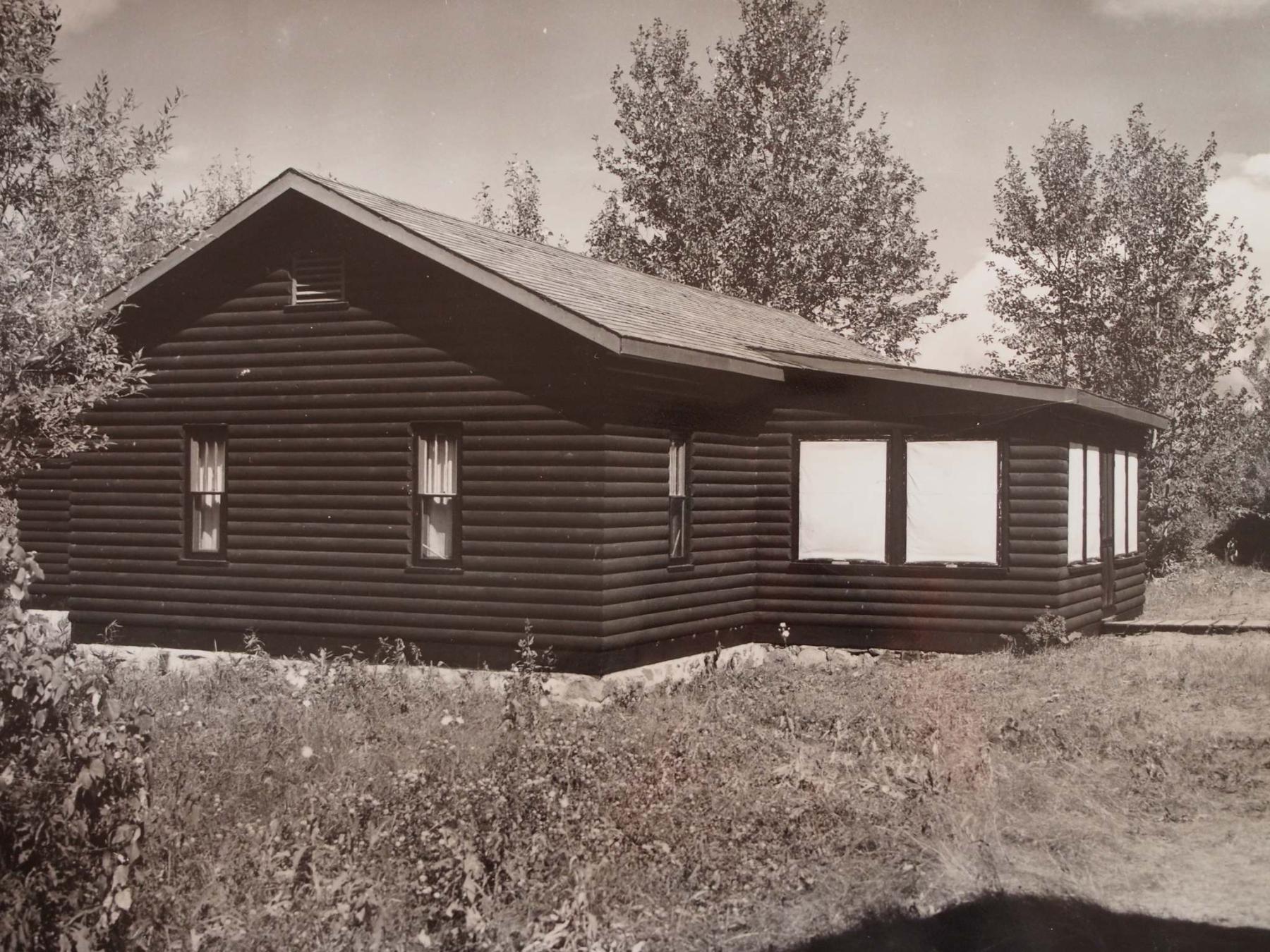  Supplied photos
The cabin all closed up for the winter, way back in the fall of 1944. 