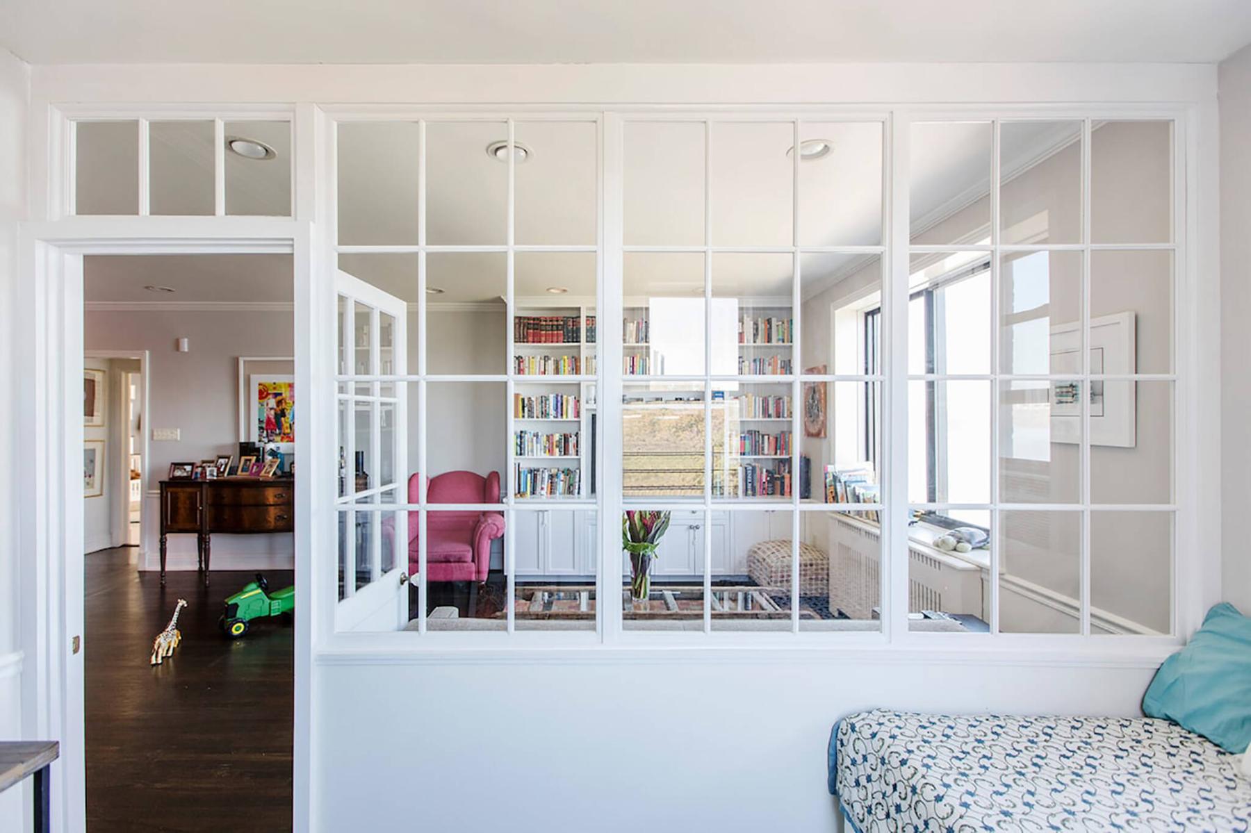  <p>Sweeten</p>
                                <p>Deeksha Gaur wanted to create a windowed wall in one corner of her L-shaped living room.</p> 