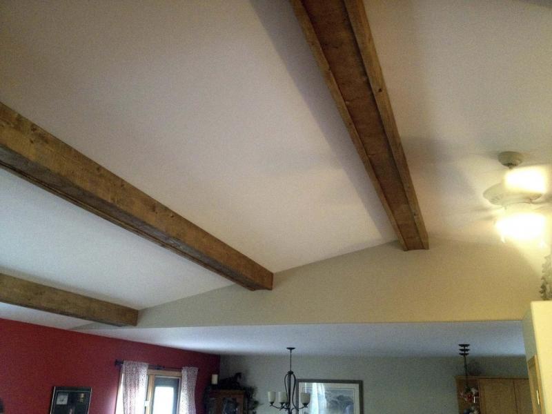 <p>Photos by Marc LaBossiere / Winnipeg Free Press</p><p>From afar, these beams seem both structural and aesthetic, which was the goal all along.</p>
