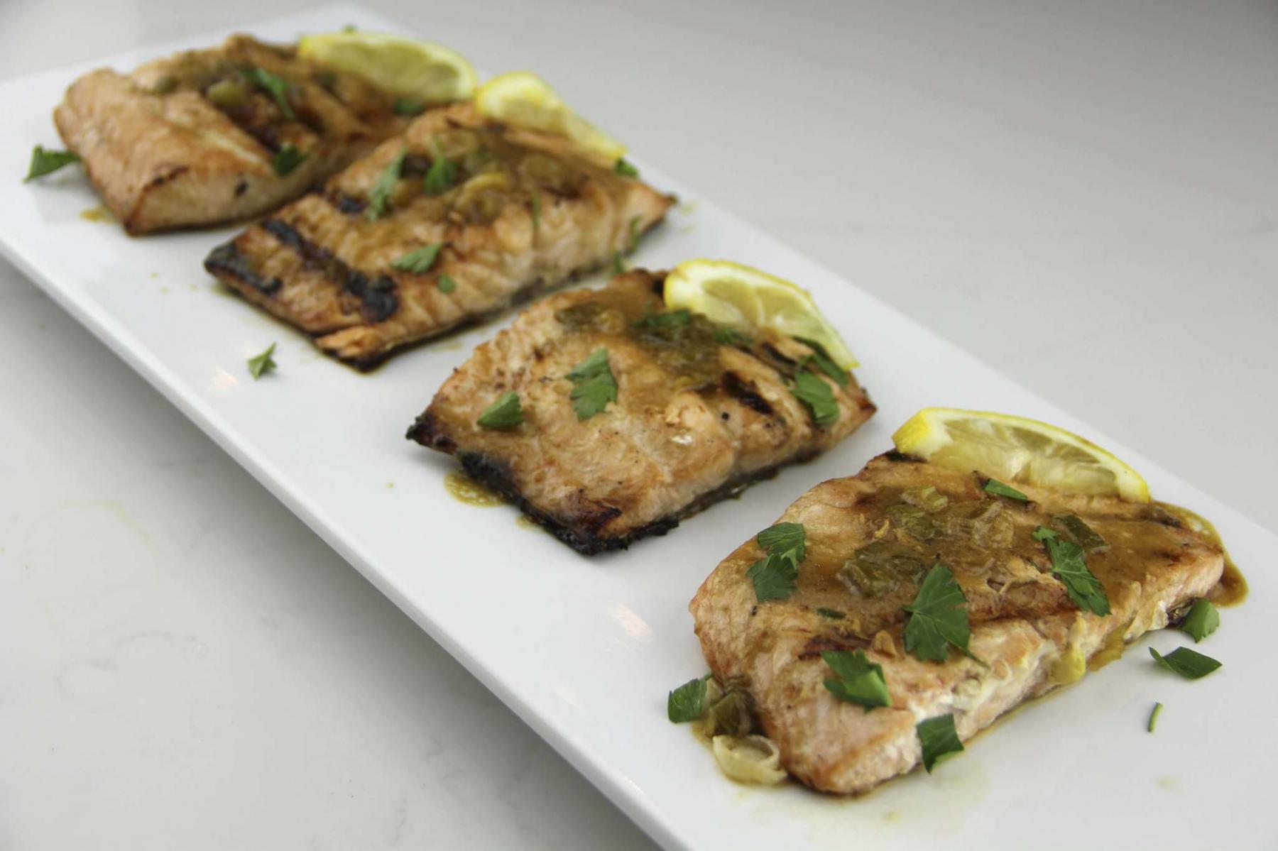 <p>Melissa d&rsquo;Arabian / Associated Press files</p><p>Salmon marinated in pineapple juice. The key to perfectly prepared fish is to not overcook it. </p>