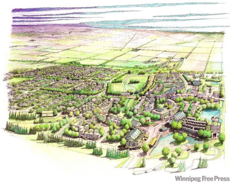 Wind Walk Mike's proposed sustainable community in Foothills, Alta. 