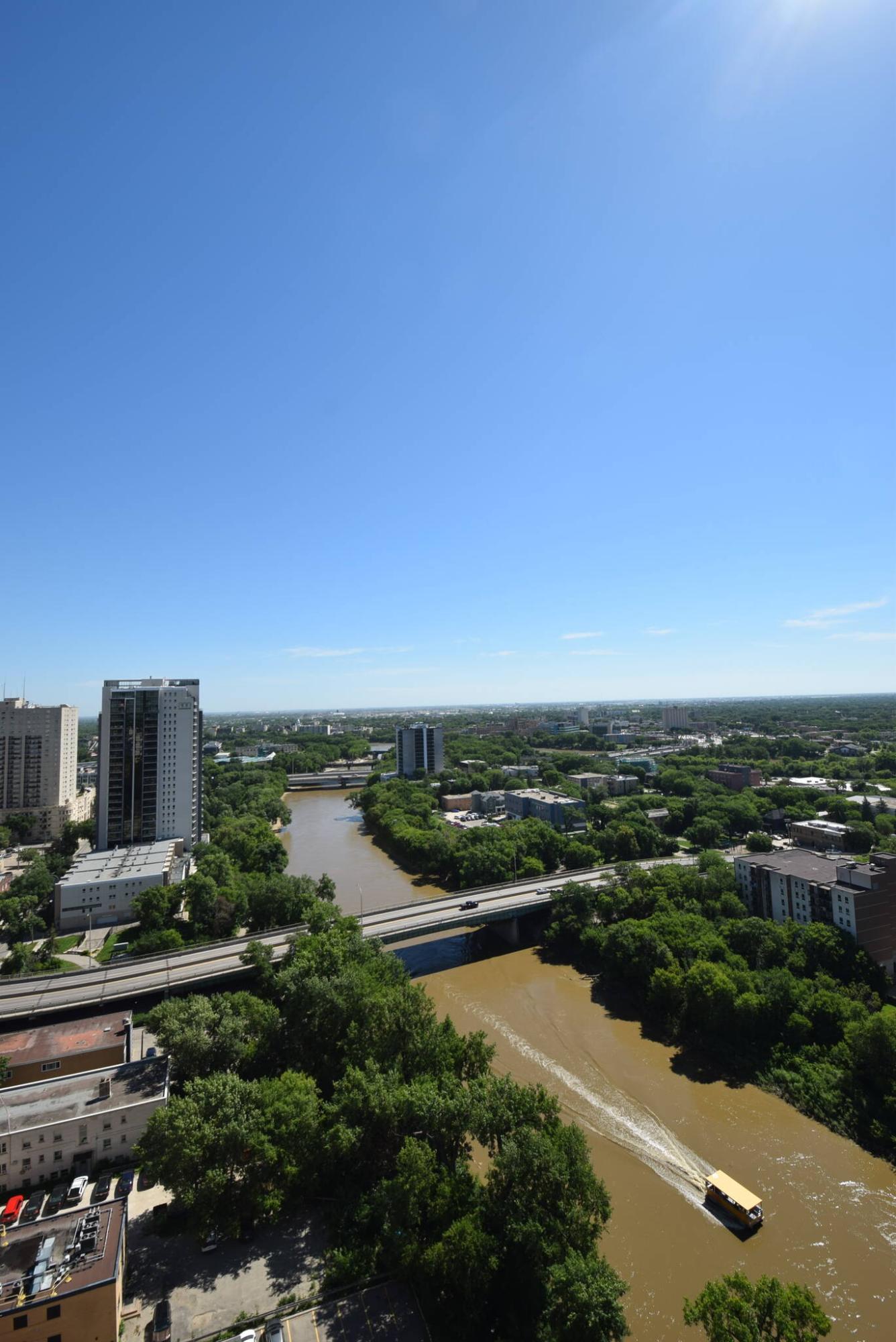 <p>Todd Lewys / Free Press</p>
<p>The river and city view below is something to behold.</p>