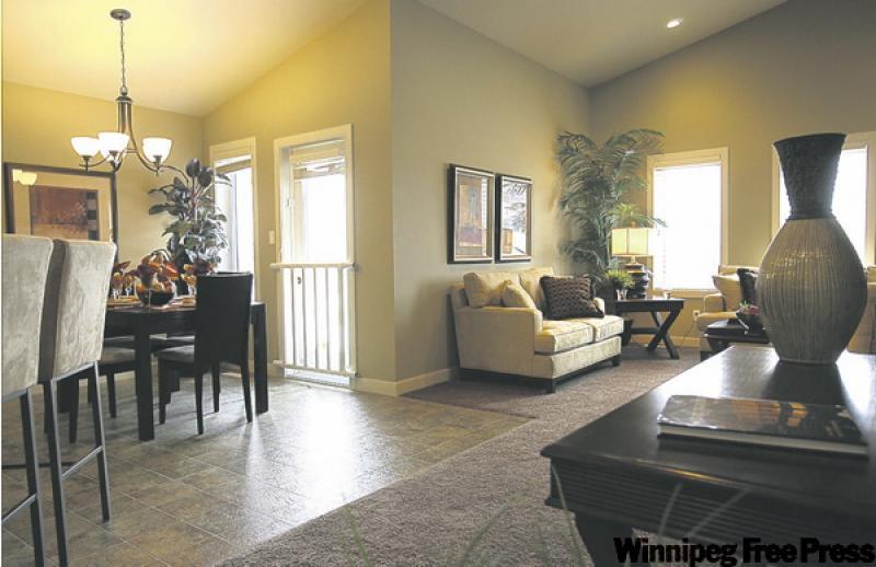 The Northridge offers value and functionality in its great room and kitchen (below).
