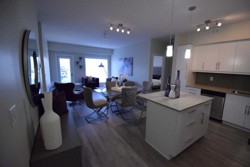<p>TODD LEWYS / WINNIPEG FREE PRESS</p><p>The modern, open-concept kitchen, dining and living areas offer loads of natural light and plenty of room for entertaining.</p>