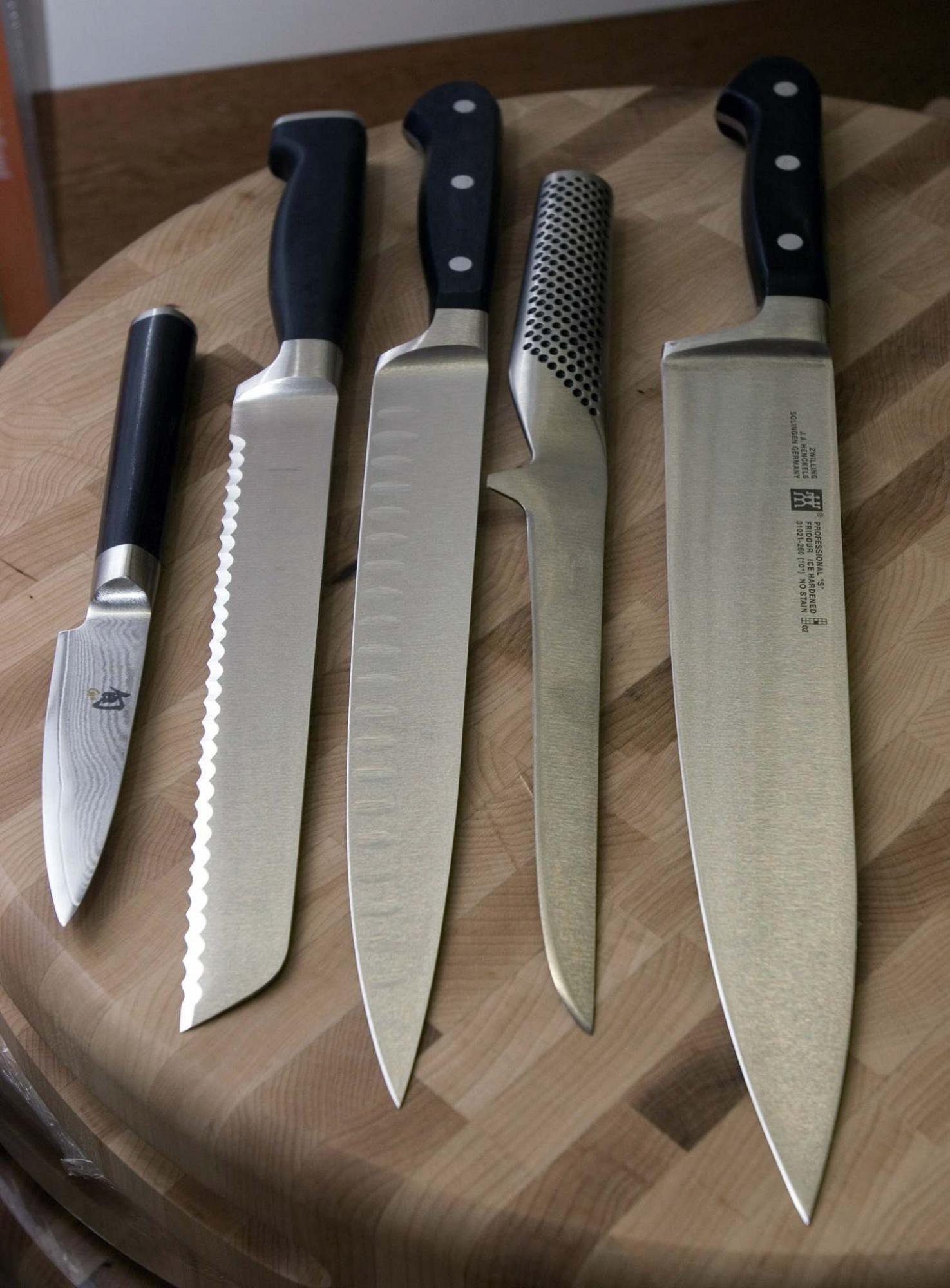 <p>Larry Crowe / Associated Press files</p><p>Sharp knives of good quality are actually safer in the kitchen than cheap and dull blades. </p>