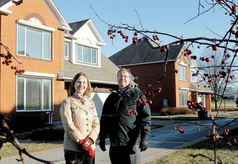 Identical research homes were built on Ottawa's NRC campus so that researchers like Marianne Armstrong and Mike Swinton can test technologies and products for energy efficiency. 