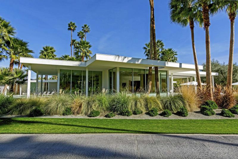 <p>Desert Bird Media</p><p>Built in 2016, the sleek contemporary home replaced a house that was used by President Ford and his wife, Betty Ford, as a guard house for Secret Service.</p>