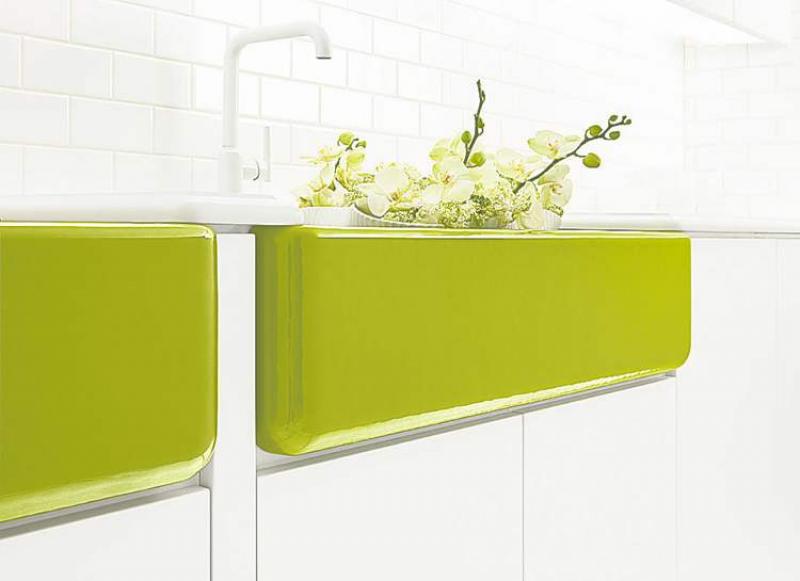 For optimum colour vibrancy, Kohler Co. is offering the four new colours on six of its Kohler enamelled cast iron kitchens and sinks.