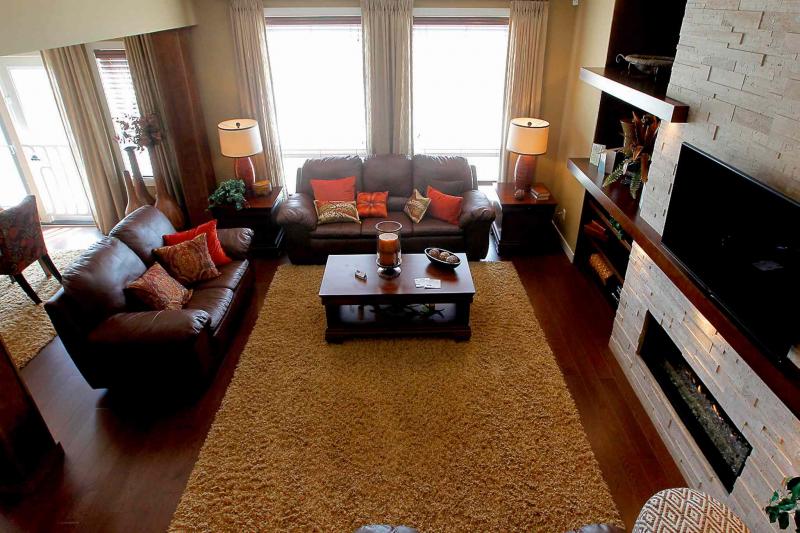 More than 3,000 square feet of space is spread out over three levels.