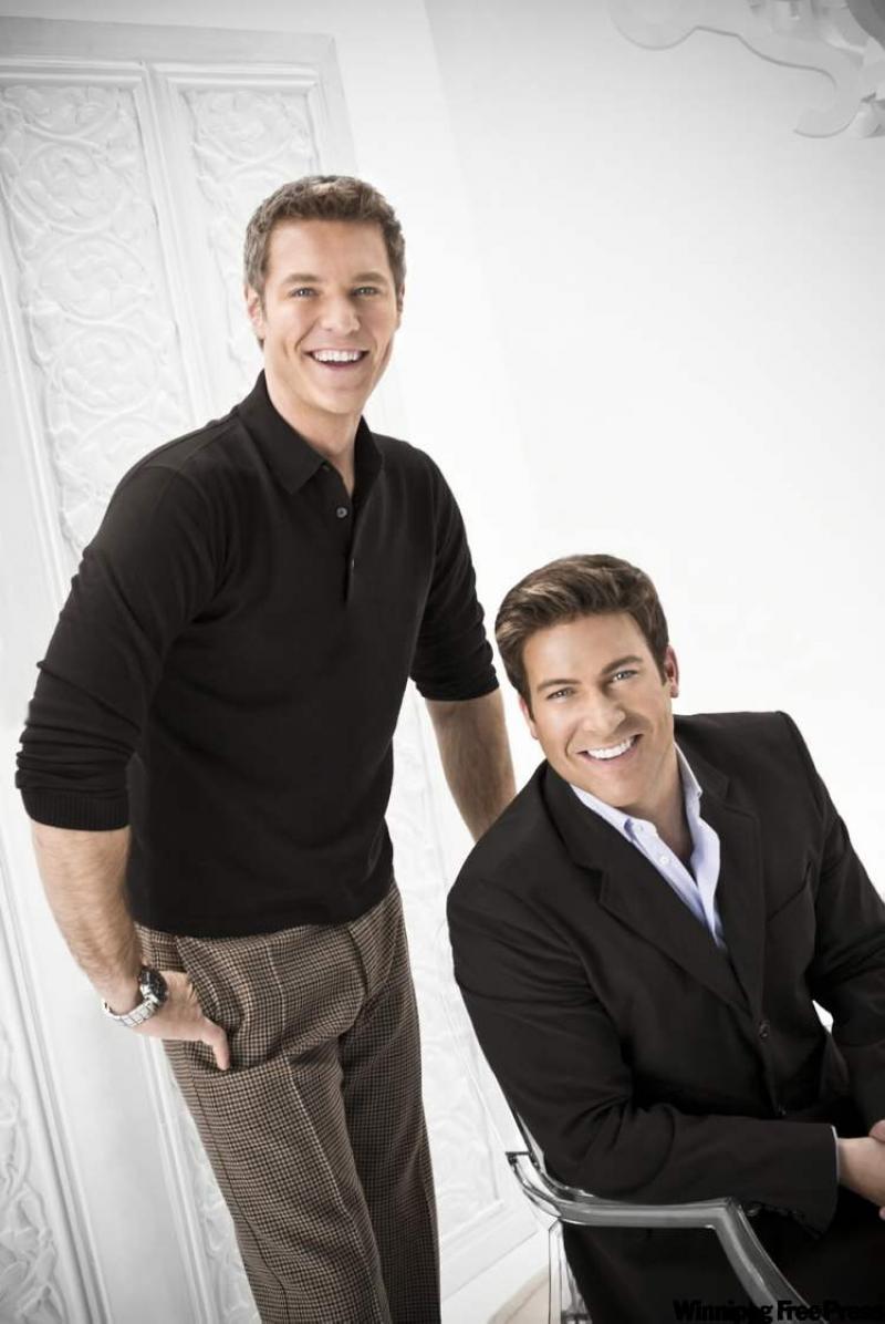 CBC-TV's Steven Sabados, left, and Chris Hyndman 