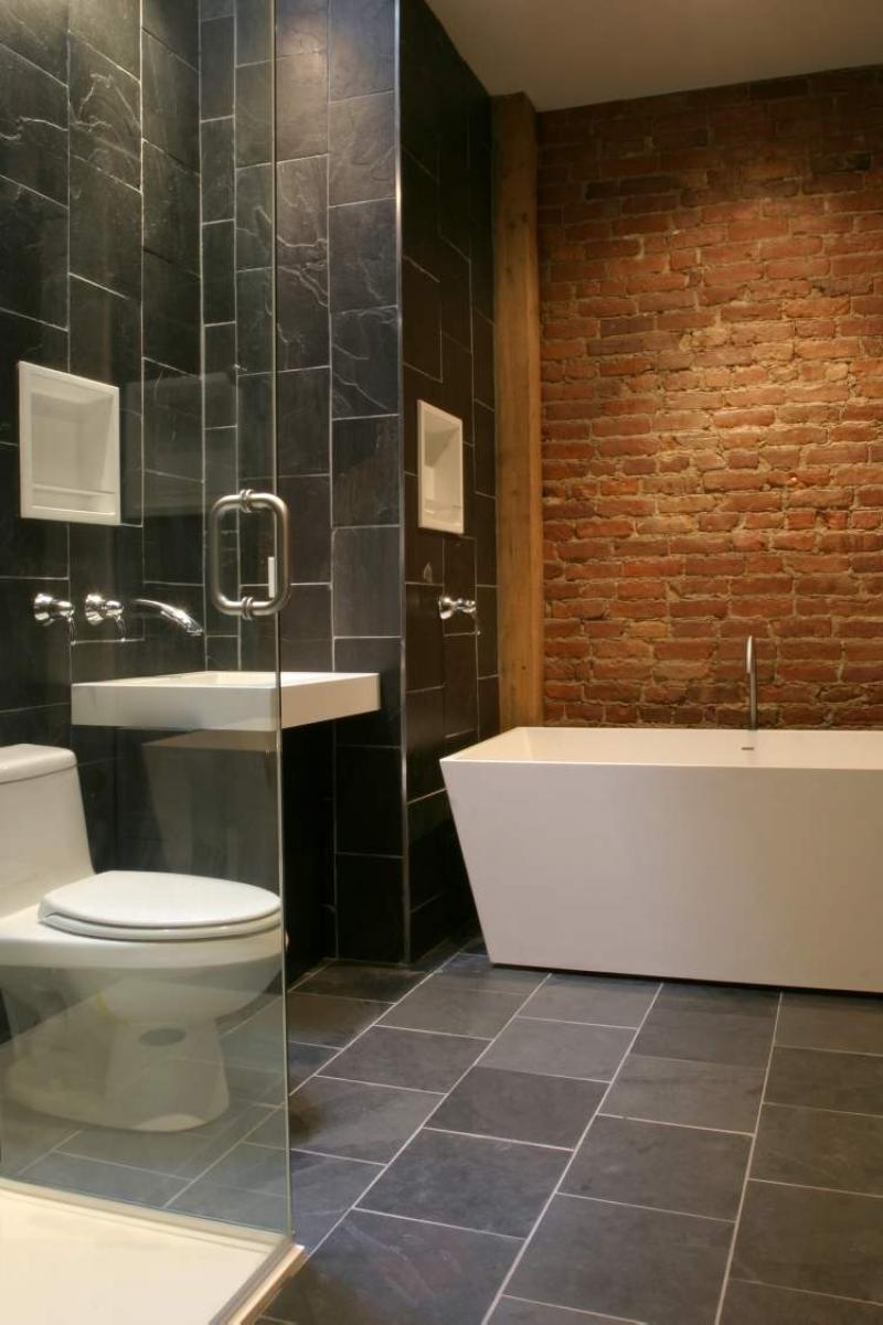 A little bit of vinegar can keep slate looking shiny.