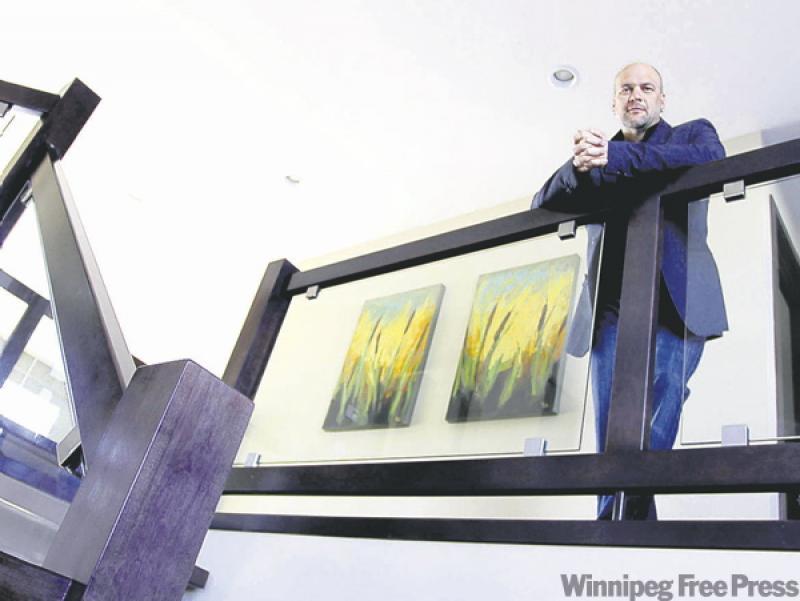 Larry Rich will also tackle custom art on canvas, but he prefers to work in murals. Most take him three days to complete.