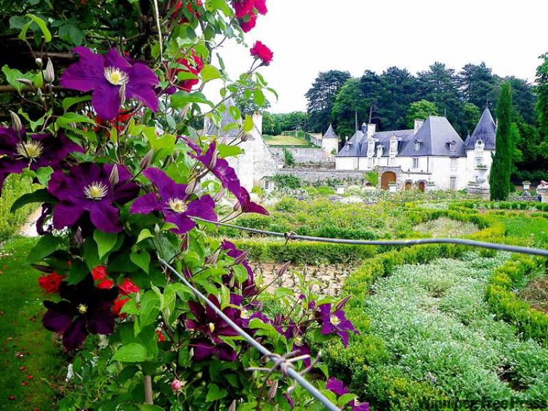 The Chatonniere garden in the Loire Valley.