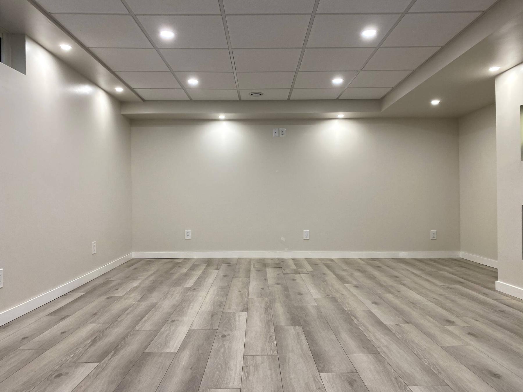  <p>Marc LaBossiere / Winnipeg Free Press</p>
                                <p>The rec-room was redesigned from bare studs and concrete sub-floor and fully renovated from head to toe.</p> 