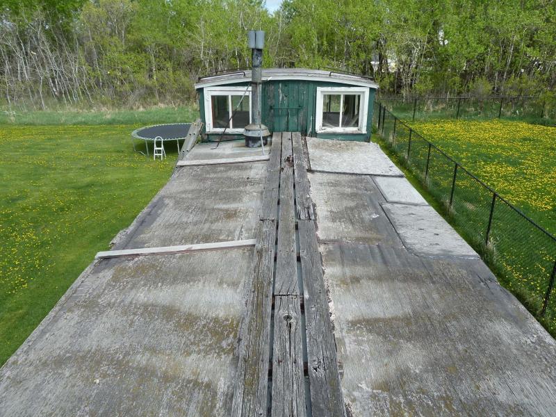 <p></p><p>The caboose&rsquo;s roof will need work to survive another winter &mdash; and/or my grandchildren.</p></p>