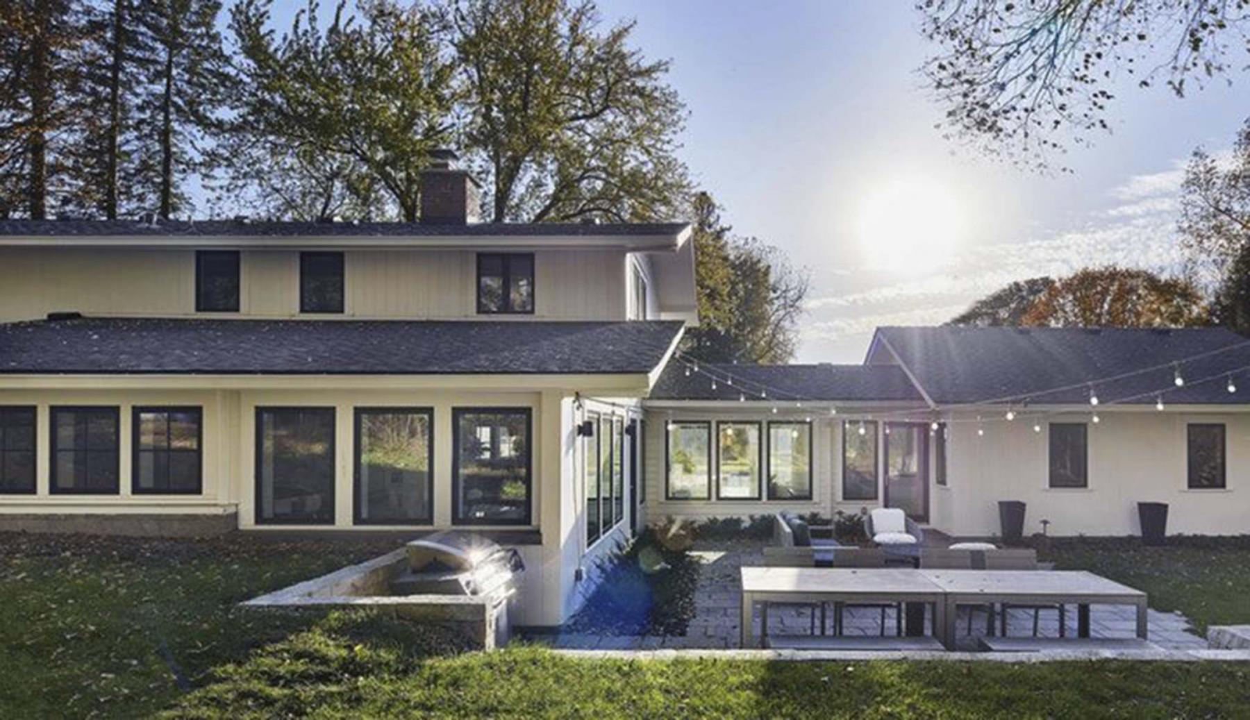 <p>TNS</p><p>The new backyard patio is private and sunny, and the garage is now attached to the home with a bright breezeway. </p>