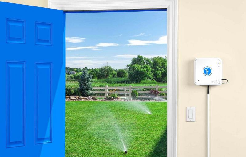 <p>Rachio</p><p>Intsalling the Rachio Smart Home sprinkler system is simple and it easily links to your existing Wi-Fi network.</p></p></p>