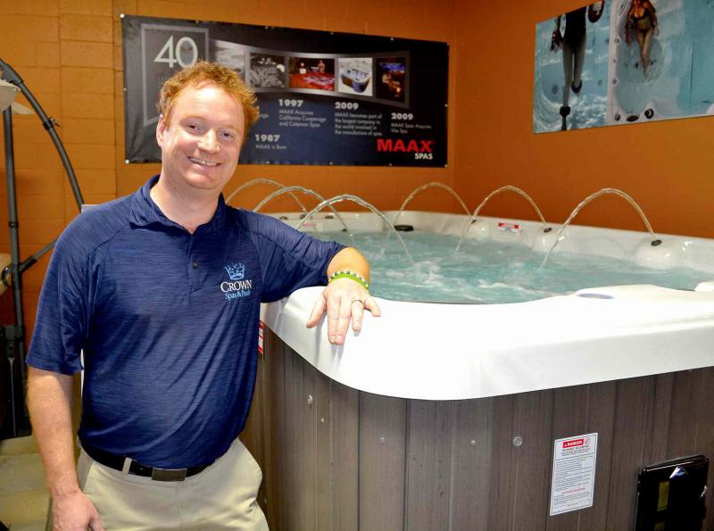 Photos by David Square / Winnipeg Free Press
Mike Sudoski Jr. is proud of his current generating swimming pools.