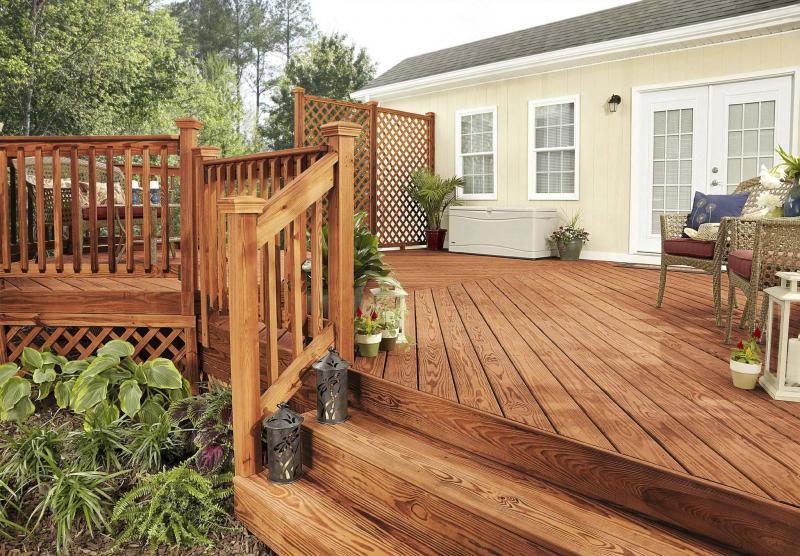 <p>The Associated Press files</p><p>A nice stain can make an old deck look like new.</p>