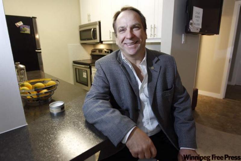 Realtor Garry Hirsch says the newly refurbished condominiums at 1812 Portage Ave. are âsmart condos.â
