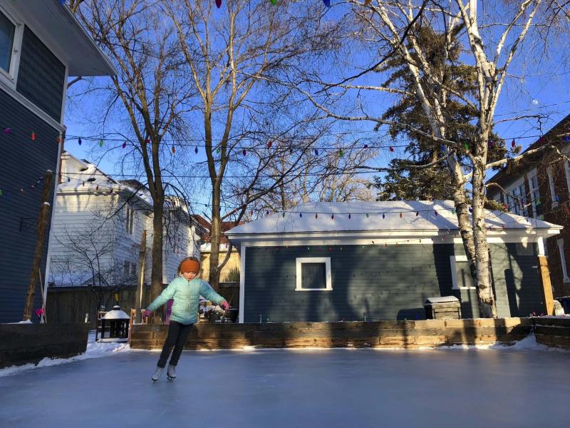 <p>Hazel Borys</p><p>Does it all happen downtown? Bring the enjoyment of outdoor winter activities, as well as more playfulness, to your own backyard by transforming it into an outdoor skating rink.</p>