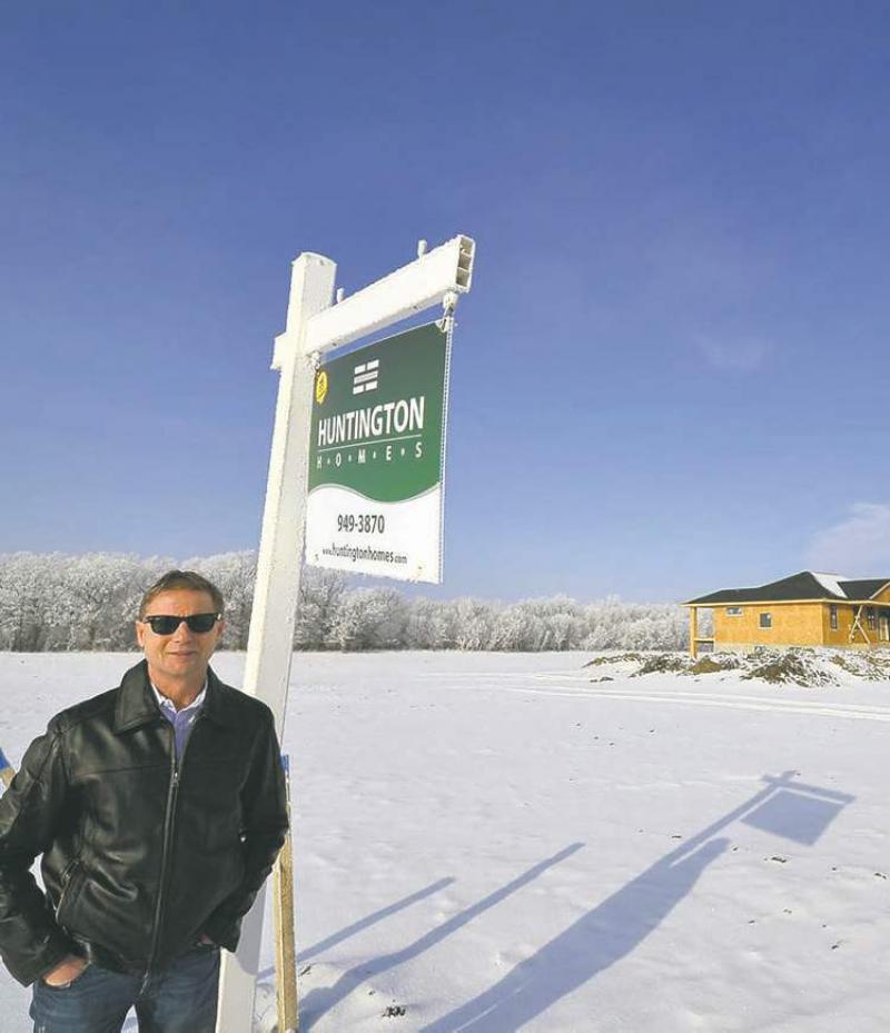 Huntington Homes' Rob Swan says Deer Pointe will offer country living in Headingley, only minutes from city amenities.