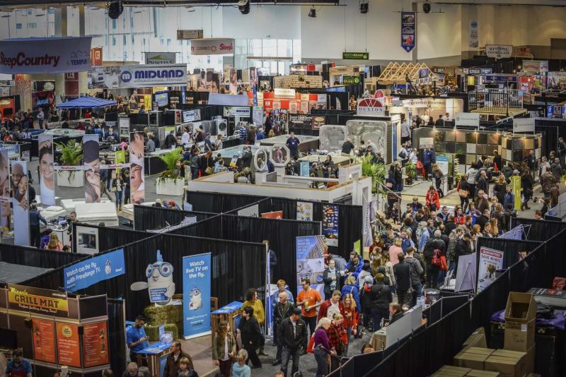 <p>Supplied</p><p>Hundreds of exhibitors fill the entire third floor of the RBC Convention Centre Winnipeg for the annual Winnipeg Home and Garden Show.</p>