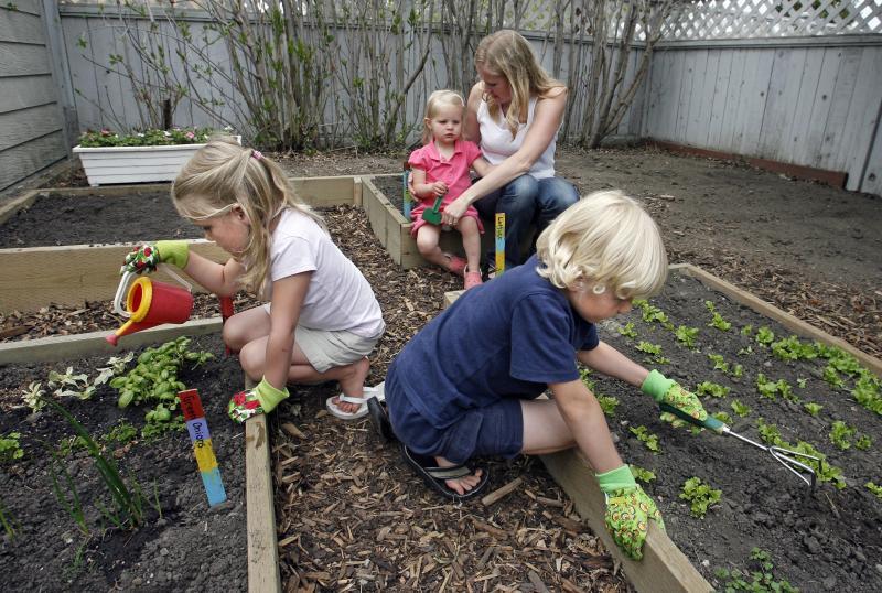 Get kids involved in gardening, and they might even start eating their veggies.