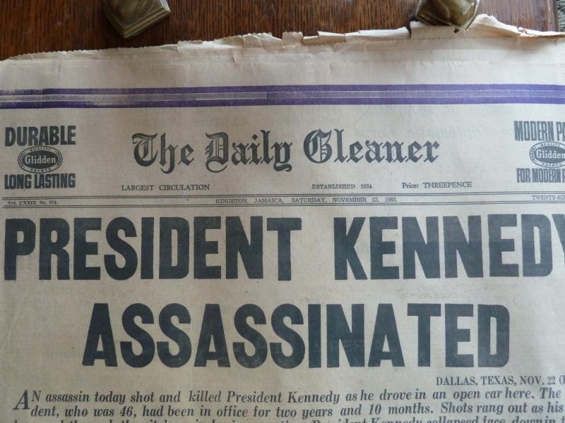 <p>Laurie Mustard / Winnipeg Free Press</p><p>The Daily Gleaner from Kingston, Jamaica, was in Laurie Mustard's collection for some reason. </p></p>