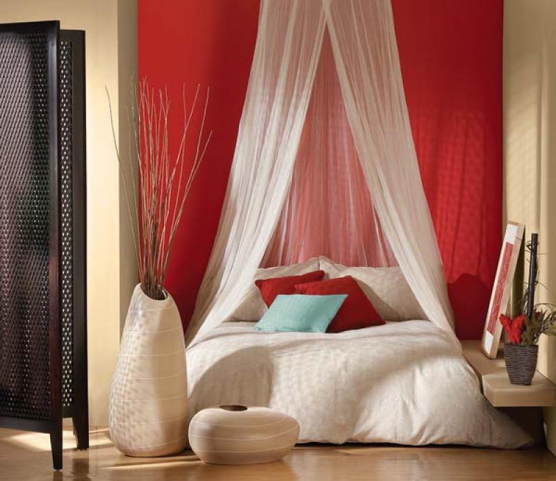 Combining vivid colours with a soothing neutral shade, is one way to create a stylish look for your home this season.

