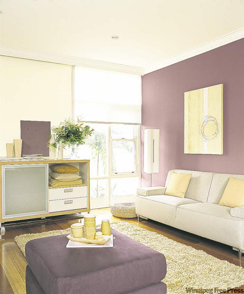 Paint a focal wall to enhance your decor.
