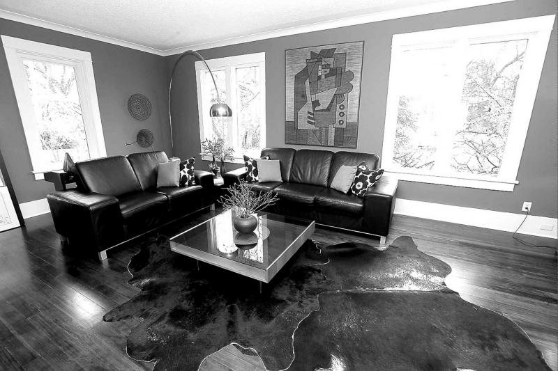The living room measures 13 feet wide by nearly 23 feet long.