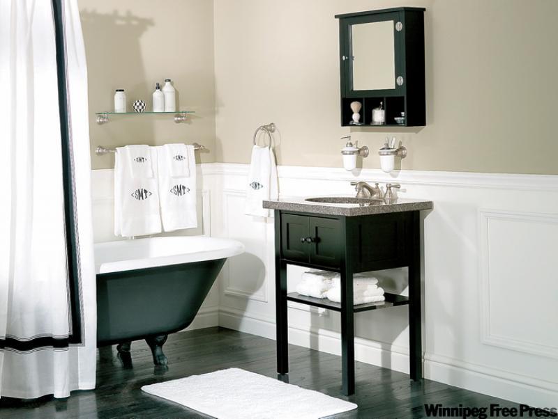 A black-and-white decor scheme carries more character than you might expect, and allows for the introduction of accent colours with maximum impact.