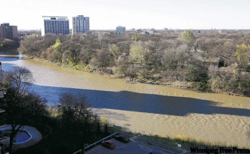The stunning view from the 10th floor of Imperial Place, 246 Roslyn Rd., in Osborne Village.