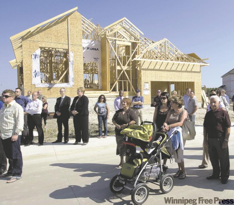 Parade of Homes opening ceremony Friday in new Bridgwater Forest development in Waverley West.