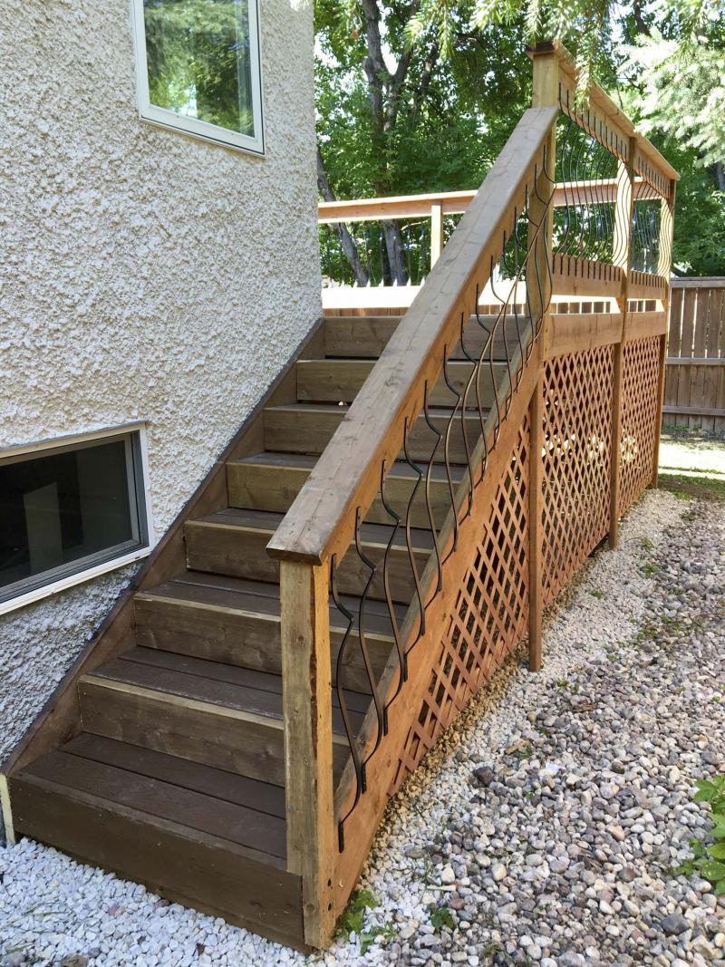 <p>Marc LaBossiere / Winnipeg Free Press</p><p>The new, secondary staircase is set along the back side of the house.</p>