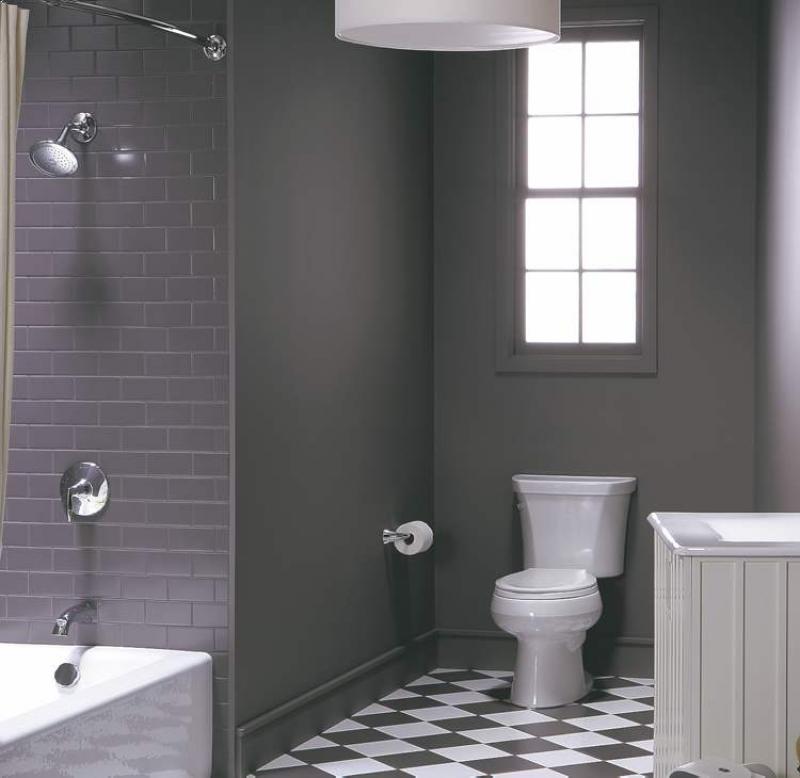 Black can be dramatic and stunning, even in a small space.