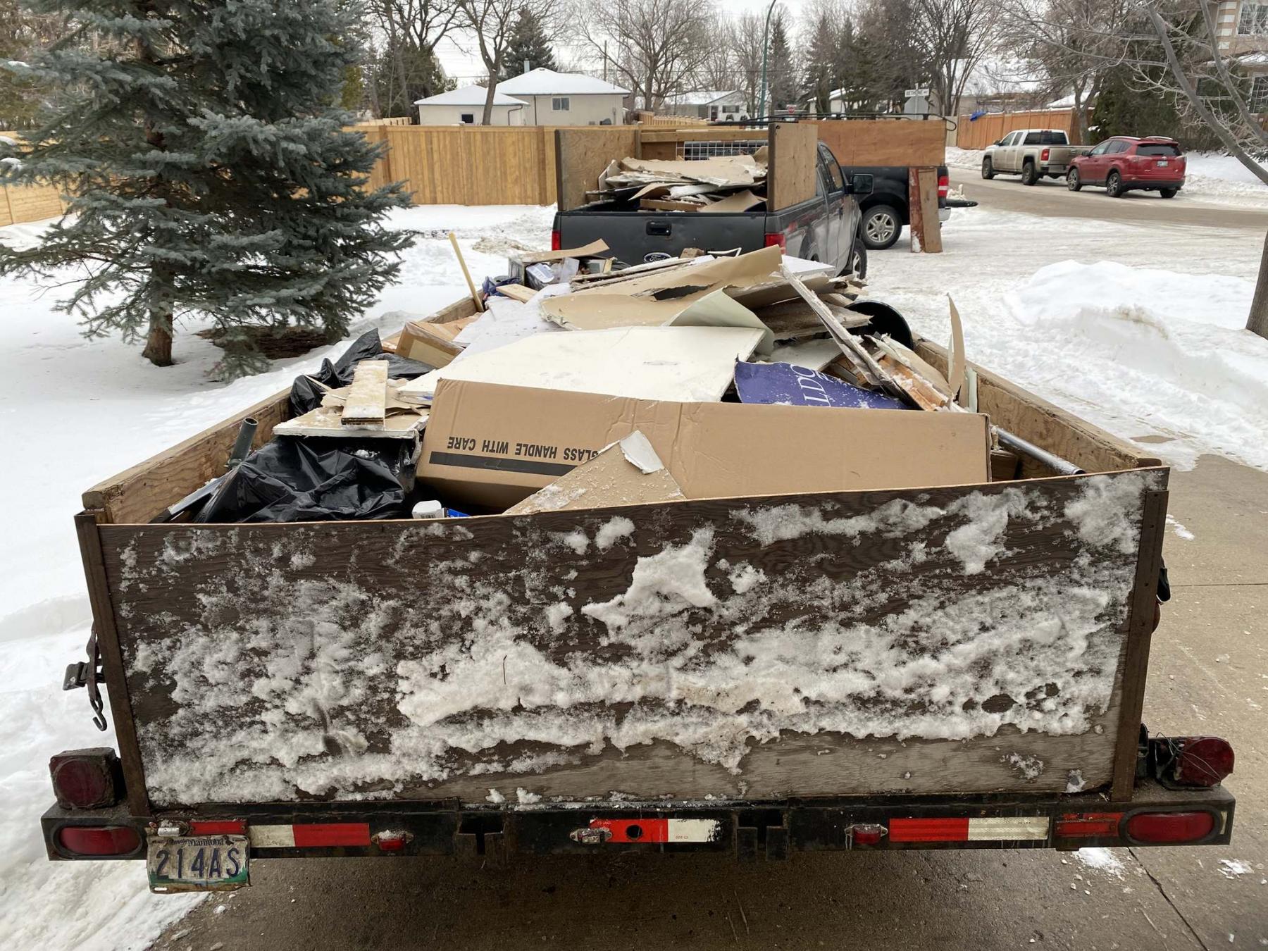 <p>Jobsite junk removal is an important part of home renovations, and contractor Marc LaBossiere is pleased with the solid work from Student Junk Removal. </p>